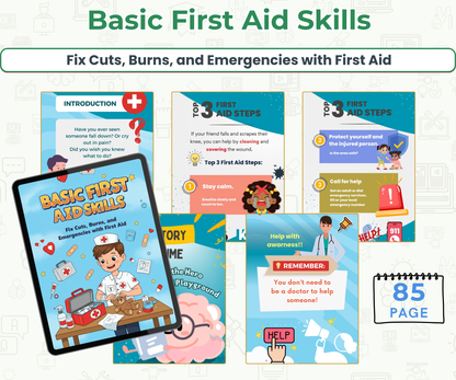 Basic First Aid Skills: Fix Cuts, Burns, and Emergencies with First Aid