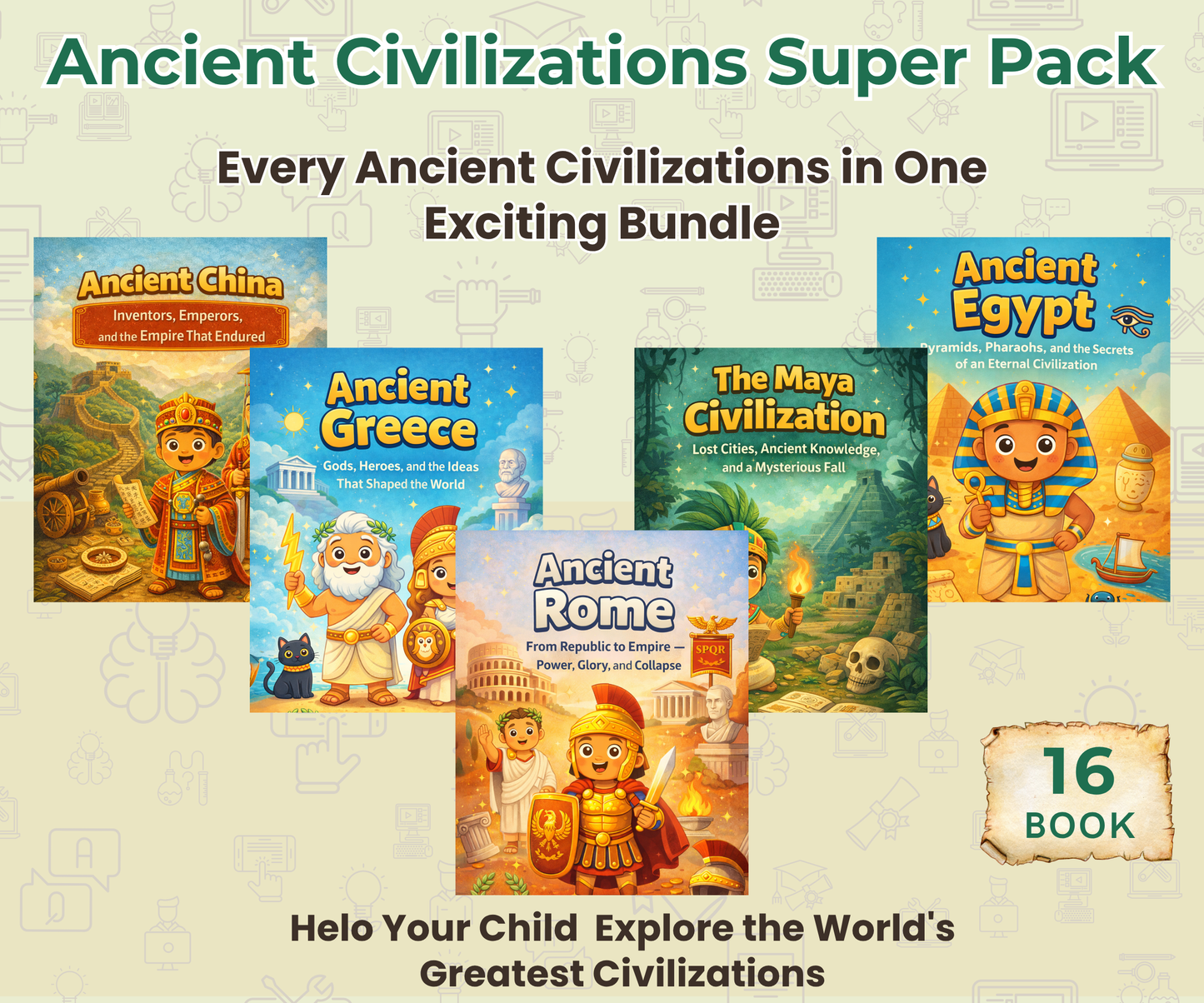 The Ancient Civilizations Super Pack (16 Civilizations in One Bundle)