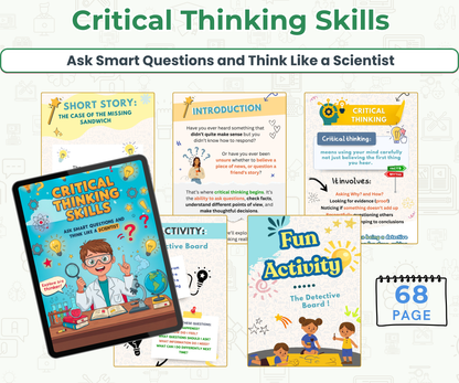 Critical Thinking Skills: Ask Smart Questions and Think Like a Scientist