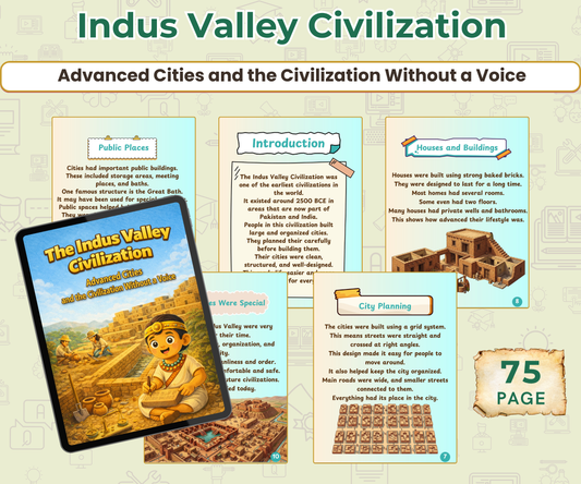The Indus Valley Civilization: Advanced Cities and the Civilization Without a Voice
