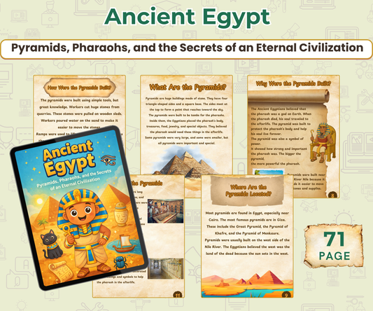 Ancient Egypt: Pyramids, Pharaohs, and the Secrets of an Eternal Civilization