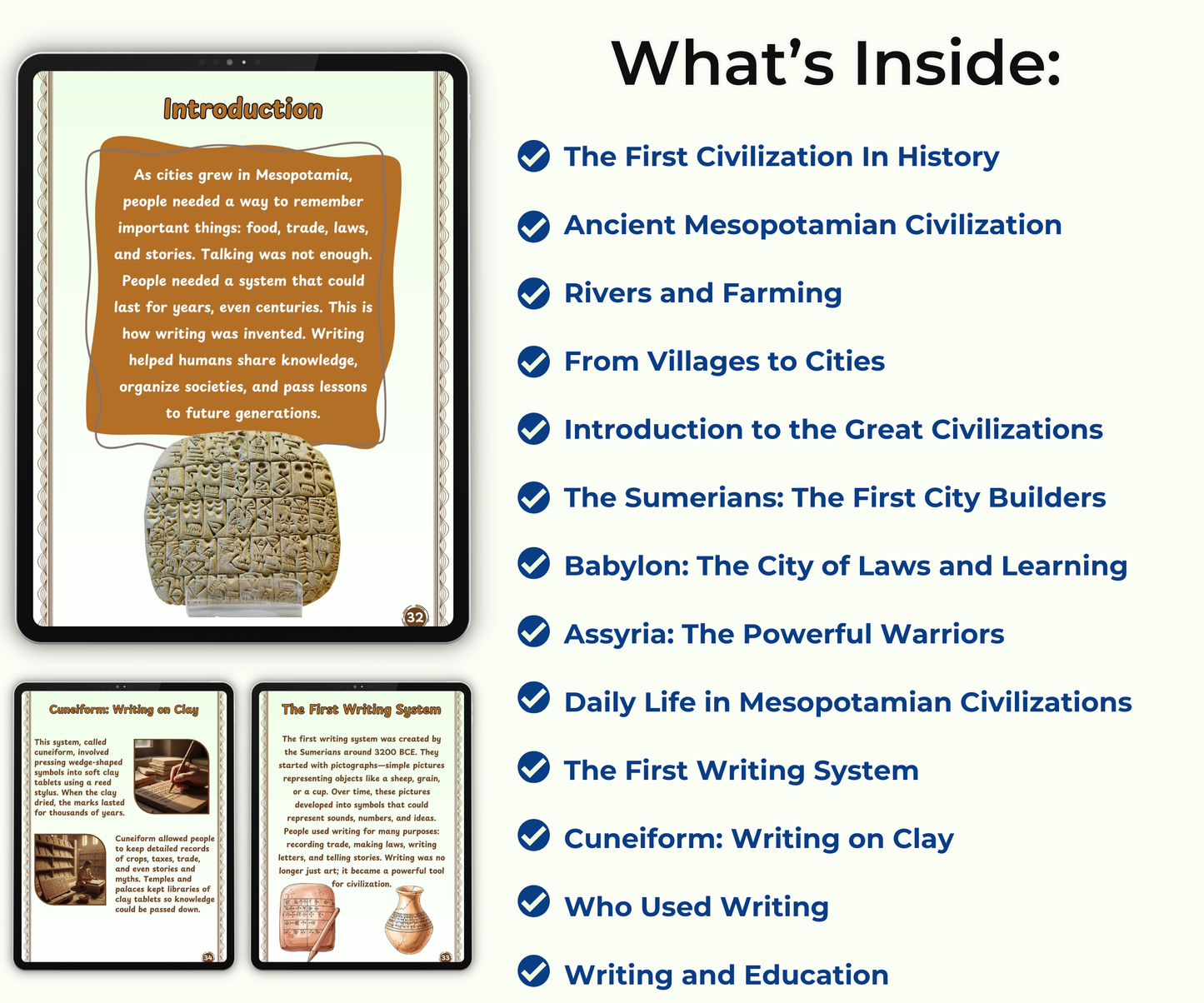 Mesopotamia: Where Civilization Began: Cities, Writing, and Law