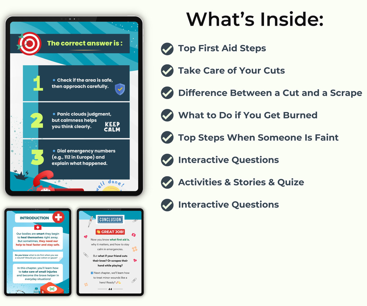 Basic First Aid Skills: Fix Cuts, Burns, and Emergencies with First Aid
