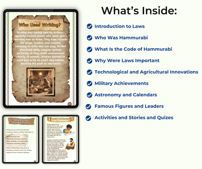 Mesopotamia: Where Civilization Began: Cities, Writing, and Law