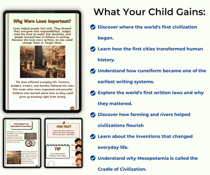 Mesopotamia: Where Civilization Began: Cities, Writing, and Law
