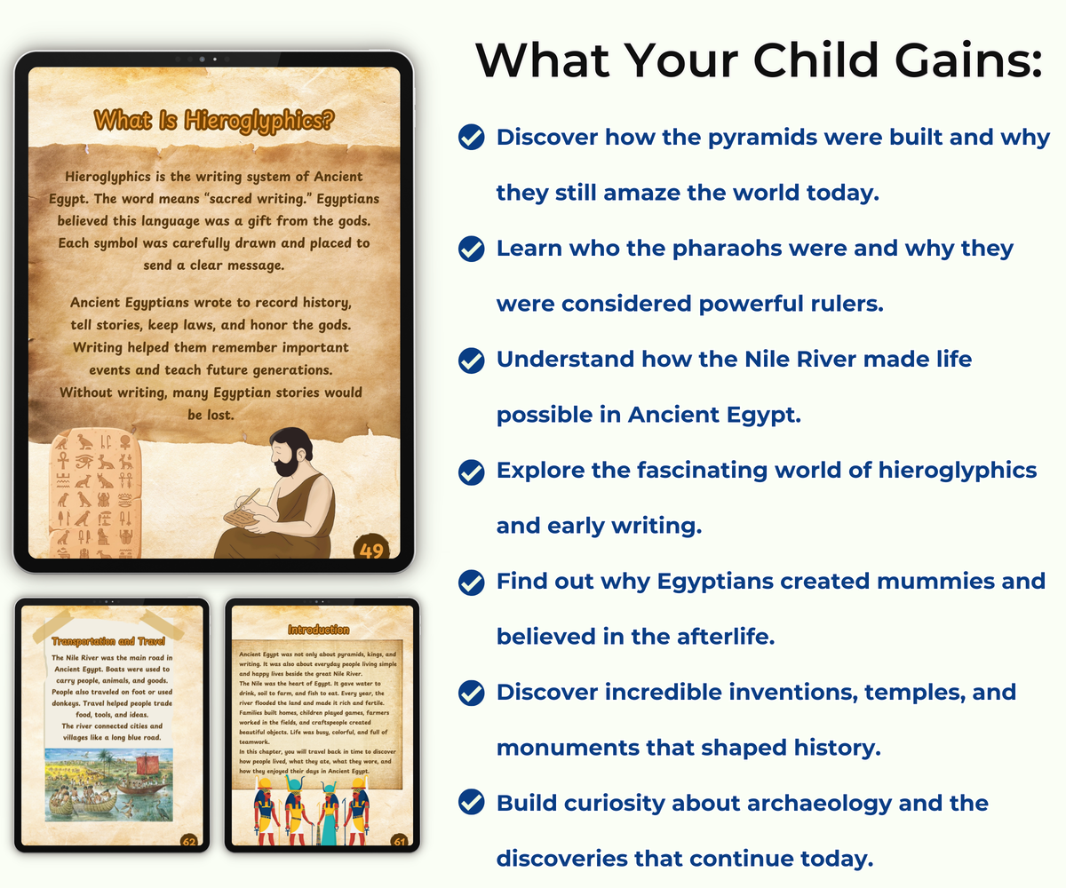 Ancient Egypt: Pyramids, Pharaohs, and the Secrets of an Eternal Civilization